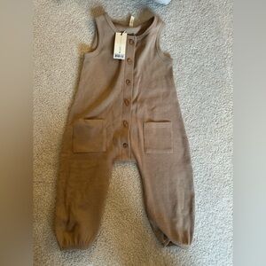 Jamie Kay organic cotton waffle jumpsuit NWT